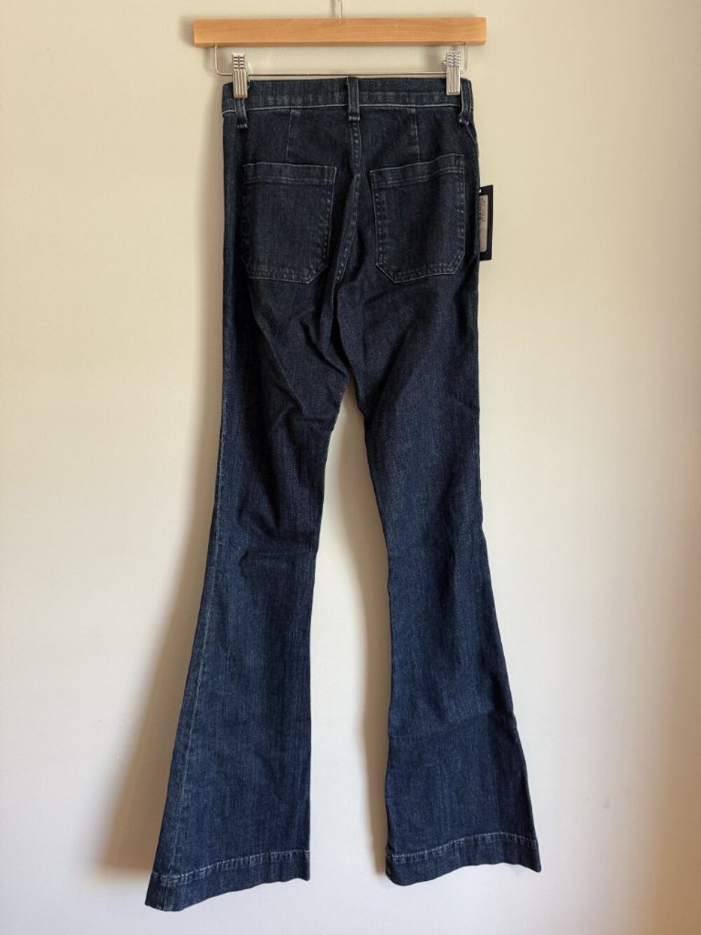 NWT Ramy Brook Cindy High Rise Flare Jean Dark Wash Size US 23 $275 [jb] - Picture 5 of 9